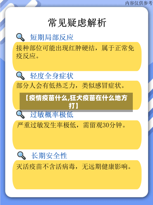 【疫情疫苗什么,狂犬疫苗在什么地方打】