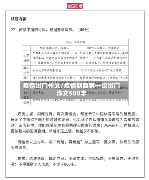 疫情出门作文/疫情期间第一次出门作文500字